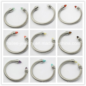 High Quality Stainless Steel Bangle Fancy Stone Bangles